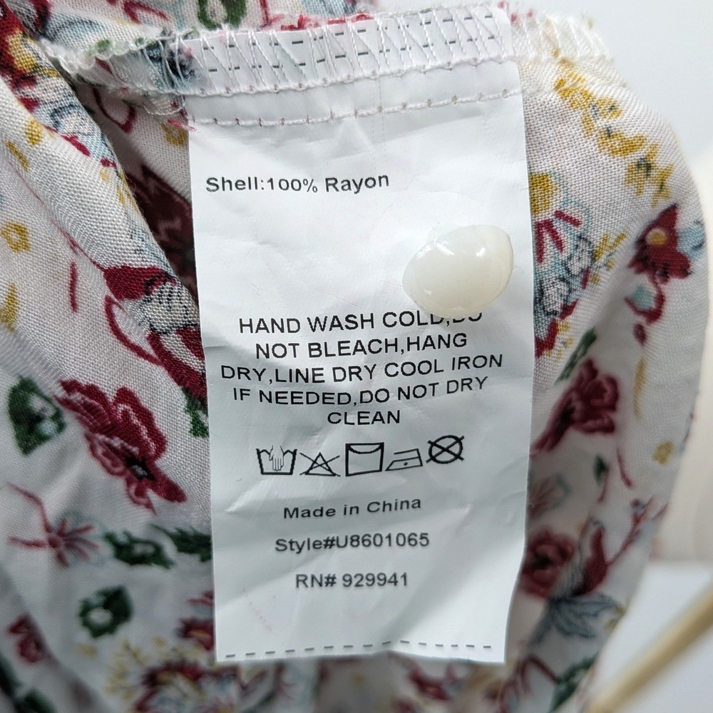 Cottagecore Lace Yoke Patchwork Tunic Romantic Bo… - image 4